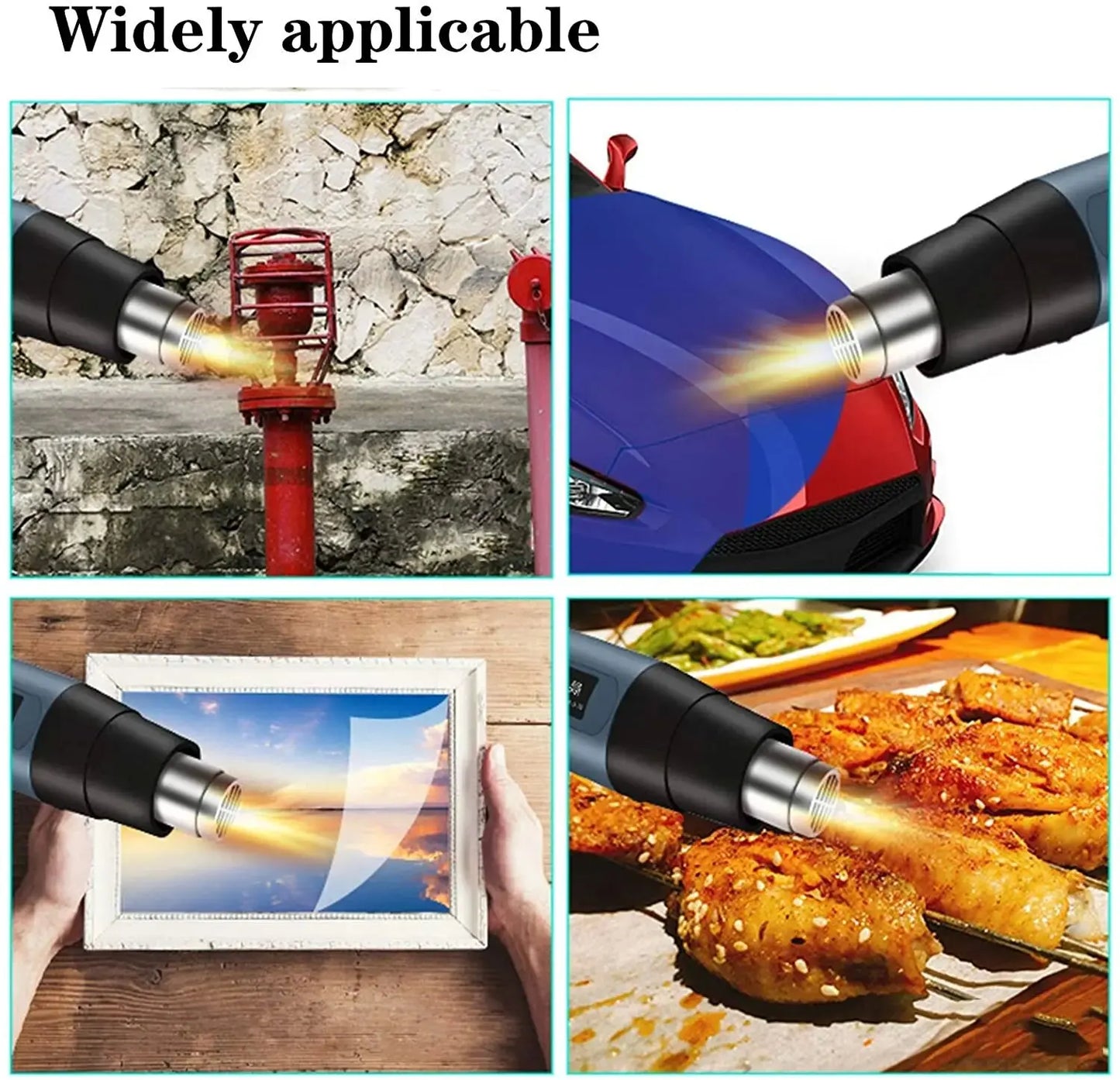 Industrial Hair dryer Heat Gun 2500W Hot Air Gun Air dryer for soldering Thermal blower Soldering station Shrink wrapping Tools