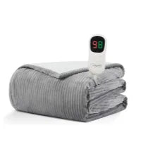 Heated Blanket Electric Throw - 50"x60" Heating Blanket Throw 1/2/4/6/8 Hours Auto-off 10 Heat Level Heat Blanket Over-heat