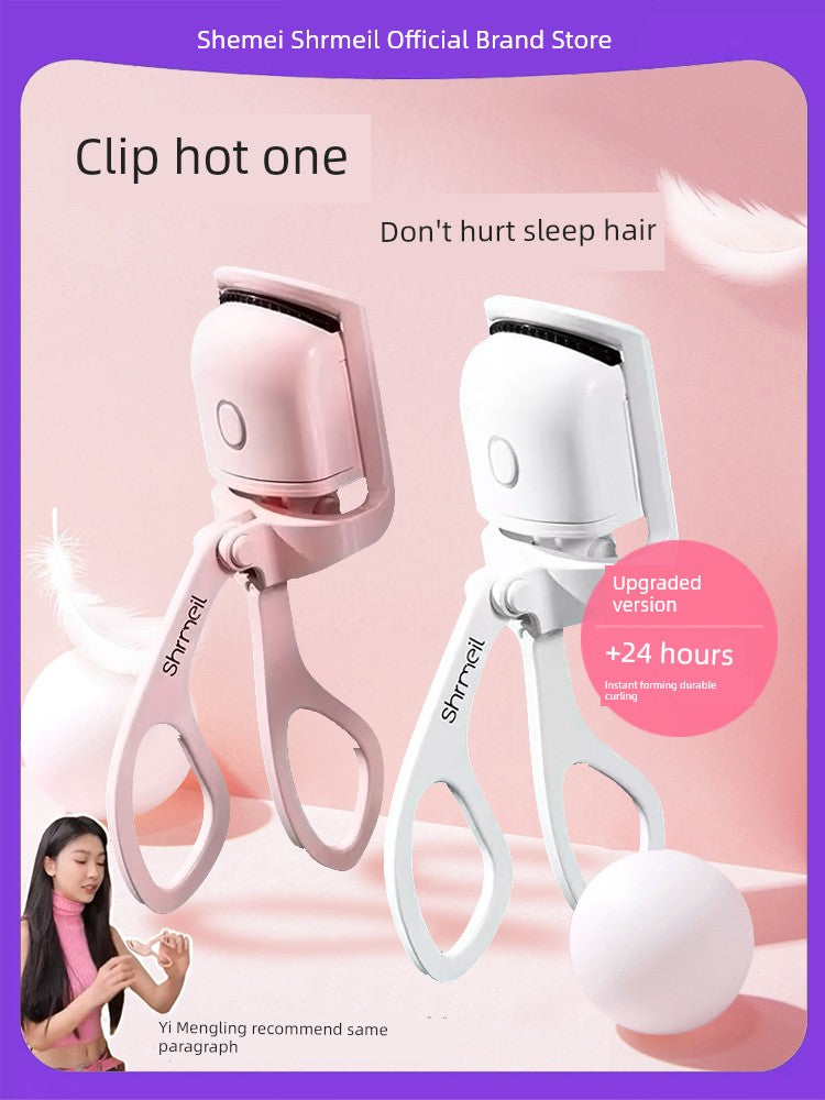 Yi Mengling Same Style Shrmeil Flash Meitang Hot Iron Eyelash Curler Eyelash Heater Electric Heating Lasting Hair-Styling Female